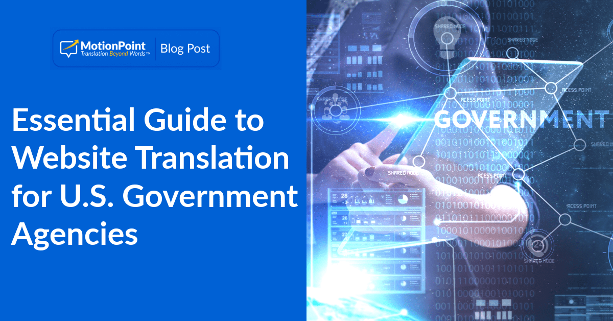 Guide to site Translation for U.S. Government Agencies
