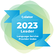 Índice de proveedor líder en servicios de idiomas 2023 de Slator