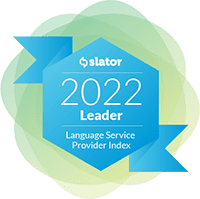 Índice de proveedor líder en servicios de idiomas 2022 de Slator