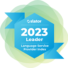 Slator 2023 Leader Badge